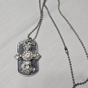 Kate Mesta Rustic Cross Dog Collar